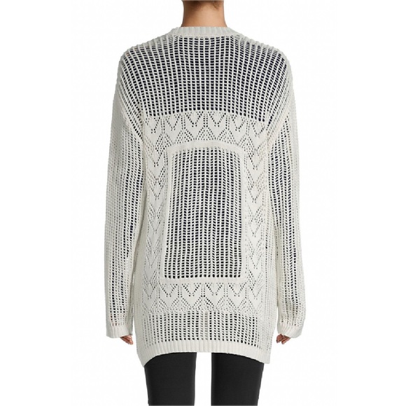 Long crochet cardigan sweater - Picture 2 of 2